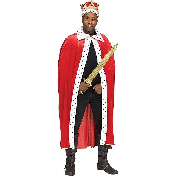 Boland 36105 Majesty King Coat 140 Cm Cape For Adults, Plush Throw Duke Carnival Carnival Fancy Dress Theme Party Halloween - View #11