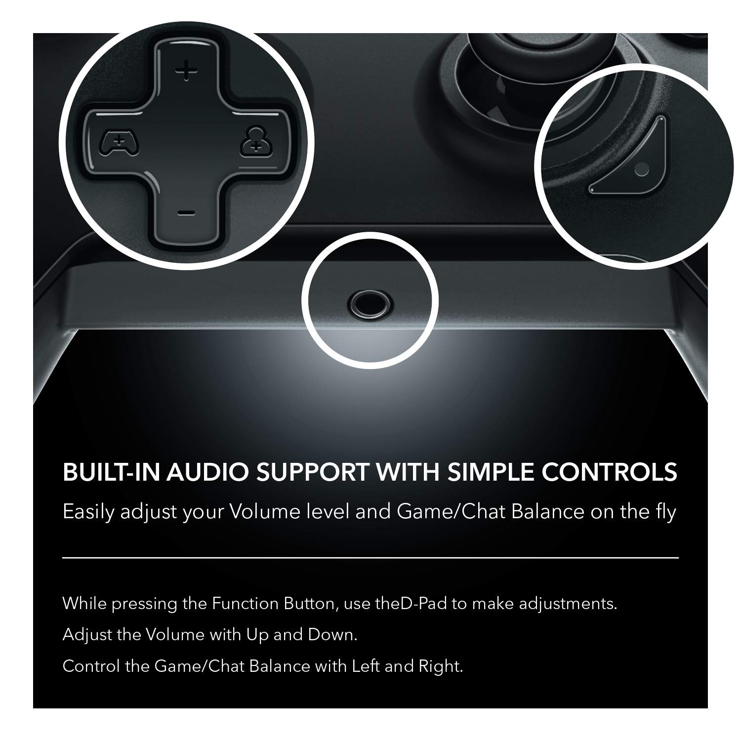 PDP Wired Controller for Xbox One - Black - Xbox One: Video Games