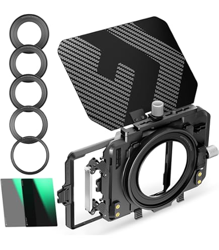 Amazon.com : TILTA MB-T03 4x4 Carbon Fiber Matte Box MB-T03,4x4
