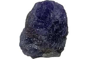 REAL-GEMS Rough Loose Gemstones Blue Tanzanite Crystals 52.00 Ct Lot of 17 Pcs Rock Stones 100% Natural Tanzanite Healing Gems for Jewelry