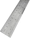 Azbvek ONE METRE Ruler Stainless Steel 1M Long
