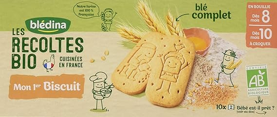 Bledina Les Recoltes Bio Mon Premier Biscuit Bio Nature Pack De 14 Amazon Fr Epicerie