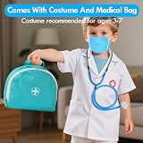 Lehoo Castle Kids Doctors Set 36 Piece Pretend Play Medical Kit Wood view 4