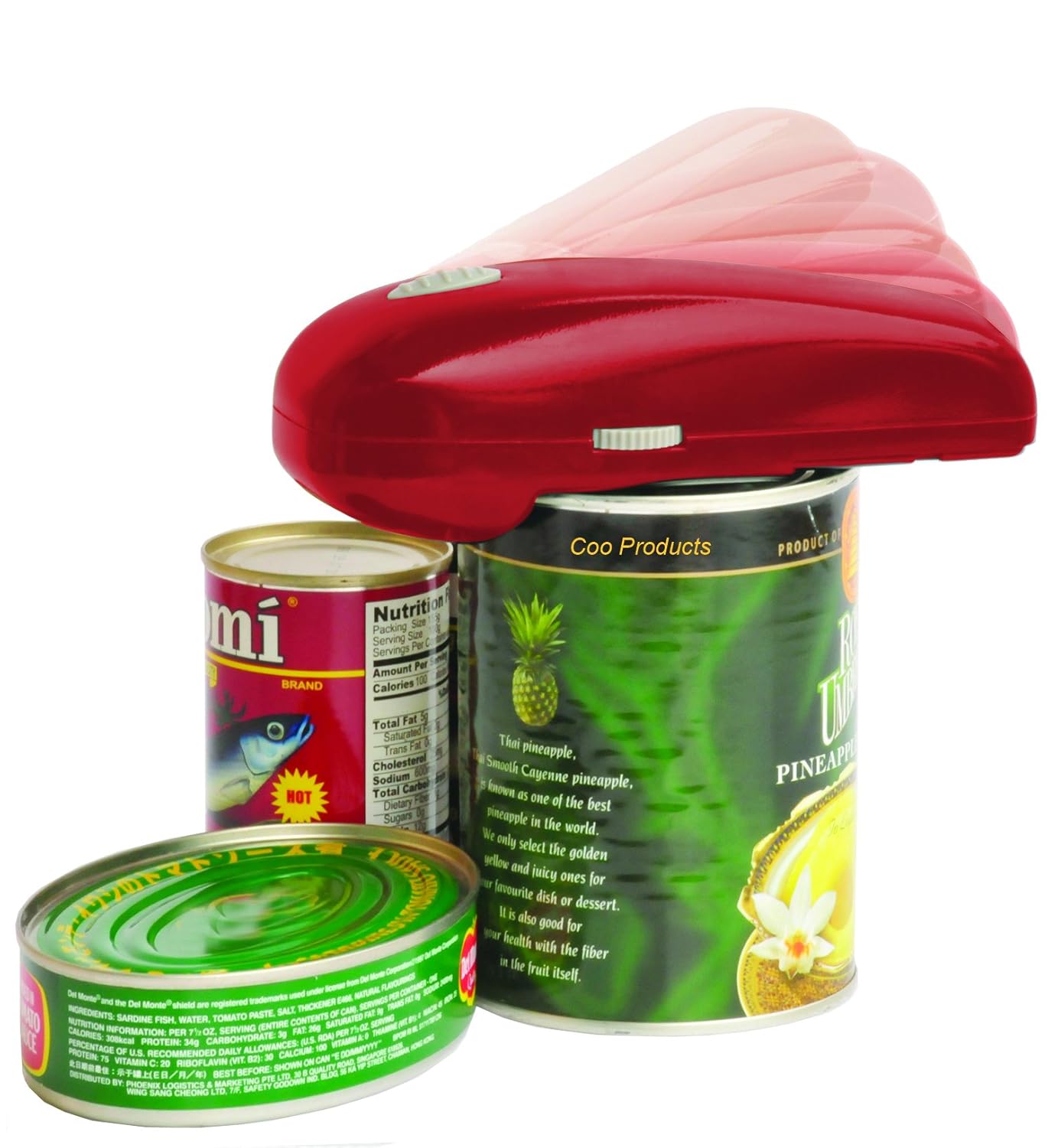 Handy Can Opener Automatic One Touch Electric Can Opener 2 Pack