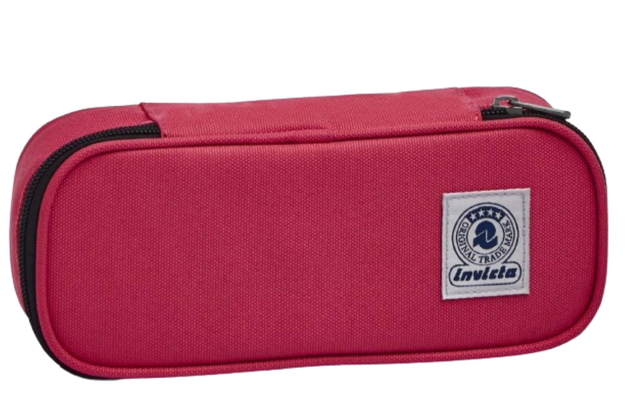 Invicta Pencil case - SOLID RECYCLED § Pen Bag, Box for Stationery, Pen Pouch, Perfect for School Supplies, for Teen, Girls&Boys, Italian Design, red