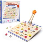 Educational Insights ABCs &amp; Letter Sounds Wooden Puzzle for Toddlers Age 3+ | ABC Wooden Puzzle for Kids Alphabet Learning, Three Skills in One, Practice Matching Letters and Build Fine Motor Strength