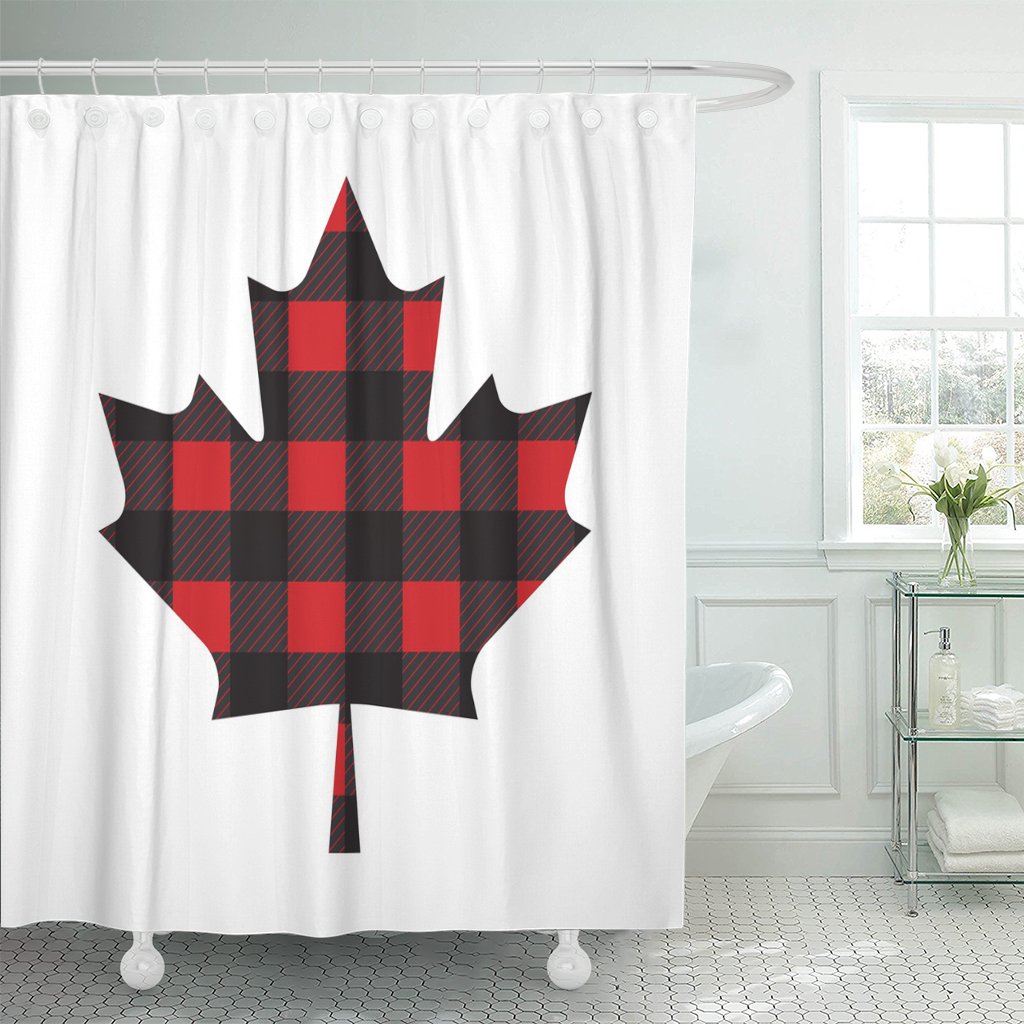 Amazon Com Emvency Fabric Shower Curtain Curtains With Hooks