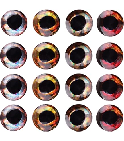 Amazon.com : 900pcs Assorted 3D Simulation Laser Fishing Lure Eyes  Artificial Fish Eyes for Fishing Lure 8mm 10mm 12mm (Water Drop Eyeball) :  Sports & Outdoors