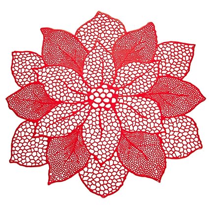 Yfairy Set De Table En Forme De Fleur De Lotus En Forme De Fleur De Lotus Pour Salle à Manger 47 X 44 Cm 3 Couleurs A