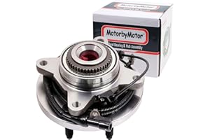 MotorbyMotor 515119 Front Wheel Bearing and Hub Assembly 4WD with 6 Lugs Fits for 2009 2010 Ford F-150 Wheel Hub Bearing Assembly w/ABS 4x4