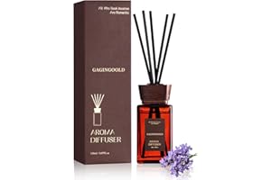 GAGINGOOLD Lavender & Sage Aromatherapy Diffuser Set, 5.2 fl oz Scented Reed Diffuser Air Freshener, Relaxing Home Fragrance 