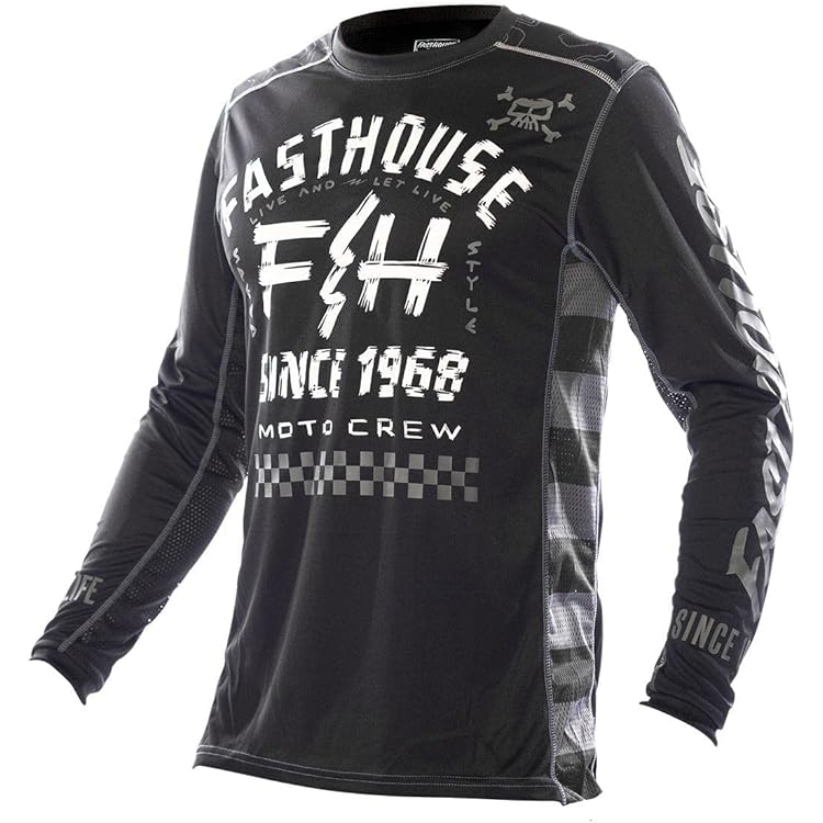 Amazon.com: FASTHOUSE Heritage MTB Jersey (Navy, Small) - Men's
