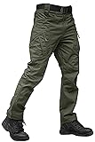 TACVASEN Hiking Pants Mens Ripstop Cargo Pants with