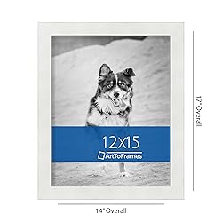 ArtToFrames 12x15 Inch White Picture Frame, This