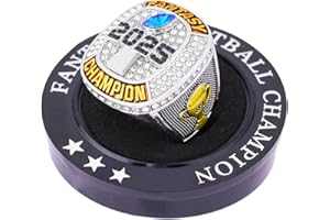 ZZXZJW 2025 Fantasy Football Championship Ring Trophy Award for Fantasy Football League Winner