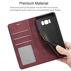 QLTYPRI Samsung Galaxy S8 Plus Case, Premium PU