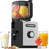 TUUMIIST 3-in-1 Juicer Machines, Makes Juice &amp; Sorbet &amp; Nut Milk | 6.5" Large Feed Chute Cold Press Juicer for Whole Fruits &amp; Vegetables, Easy to Clean
