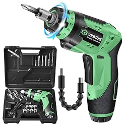 VIGRUE Cordless Screwdriver, Rechargeable Electric