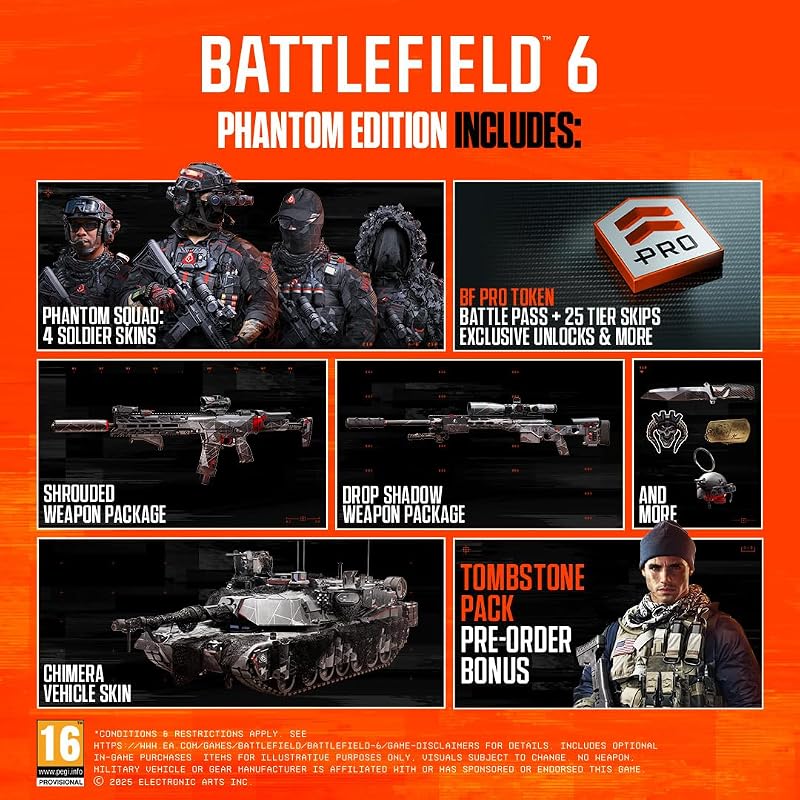Battlefield 6 - Phantom Edition - Gioco Ps5