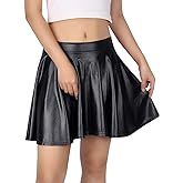 HDE Women's Casual Fashion Flared Pleated A-Line Circle Skater Skirt
