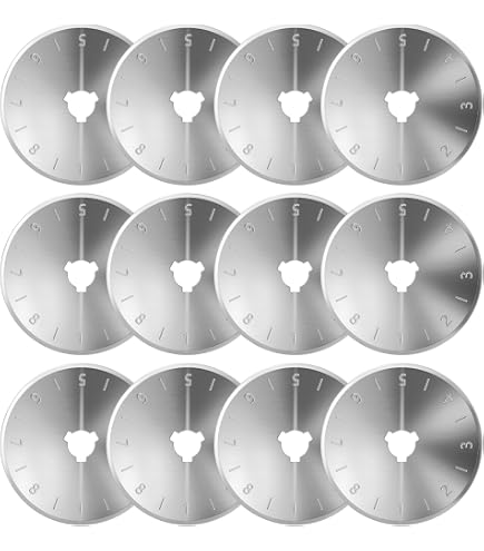 10 Lames De Coupe Rotatives SKS-7 Titane 28 Mm - Neuf, Remplacement