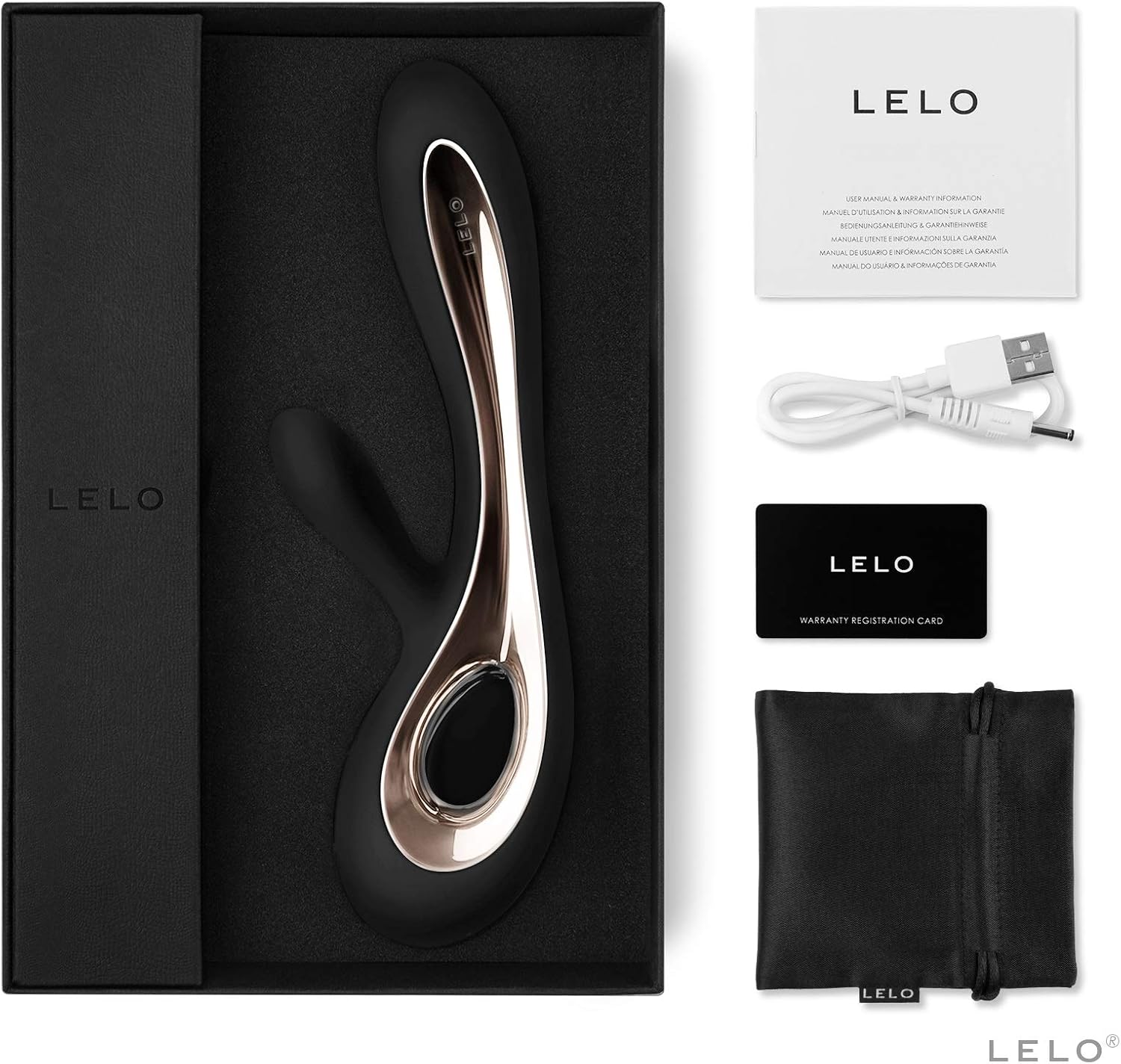 LELO SORAYA 2 Rabbit Massager - Black - Image 4
