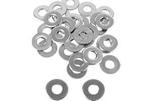 Runseaway 60PCS M5 Flat Washer Stainless Steel Sealing Ring, Inner Diameter 5mm, Outer Diameter 12mm, Thickness 1mm