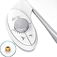 Aresmata Ultra-Slim Bidet Attachment for Toilet - Effortless Non-Electric Self-Cleaning Dual Retractable Nozzles Bidets Toilet Seat, Adjustable Water Pressure Fresh Water Sprayer Baday