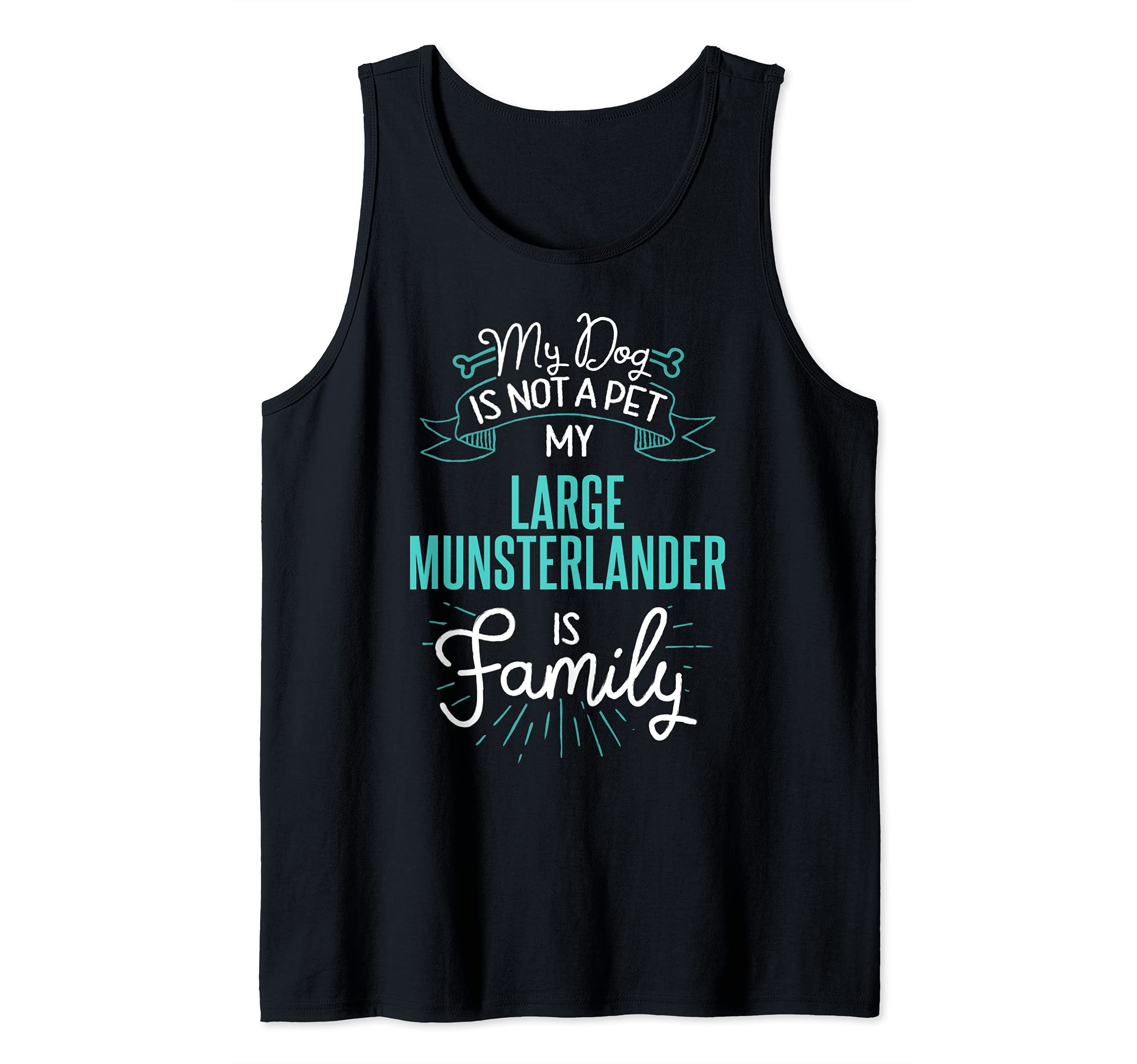Cute Large Munsterlander Design Family Dog Giftn Tank Top