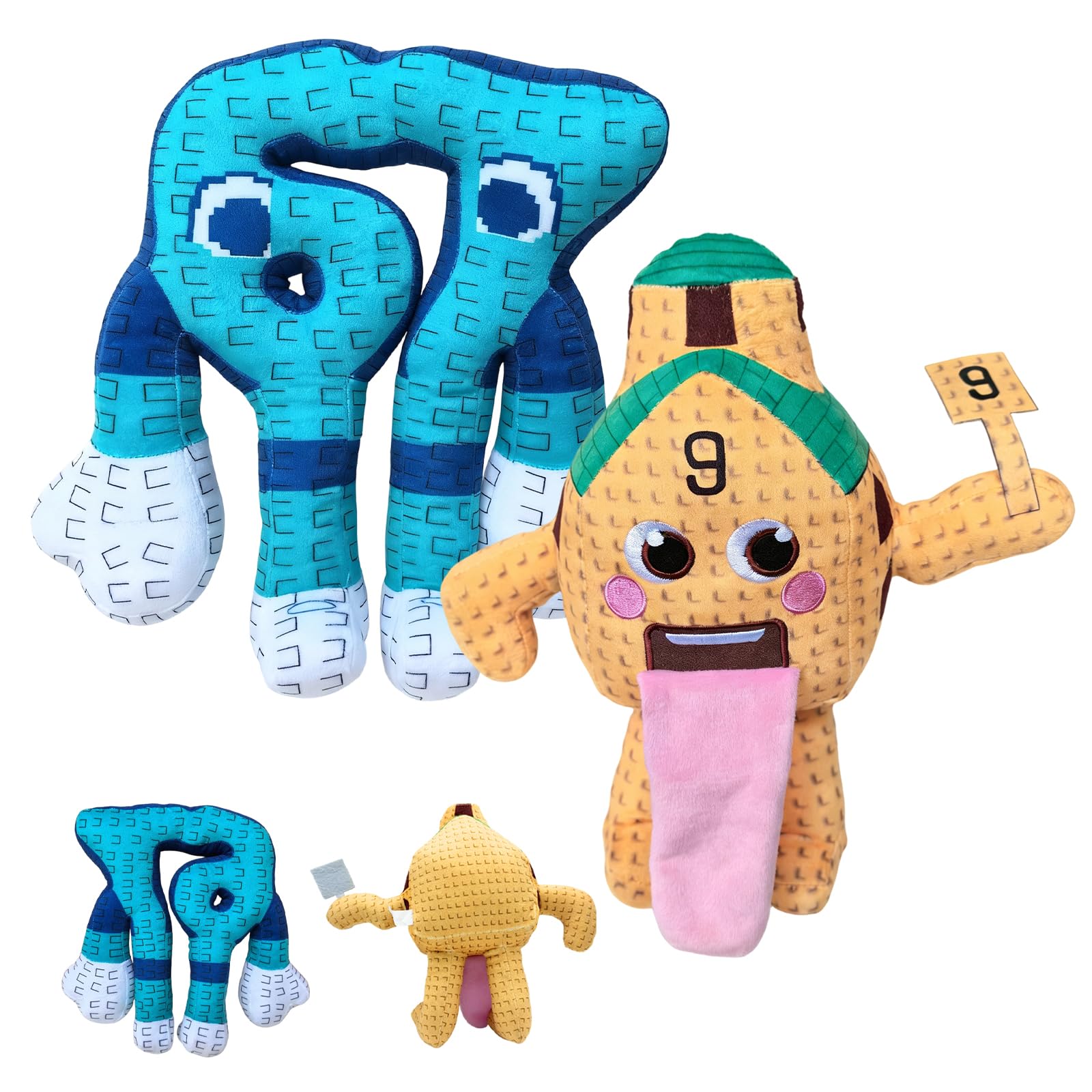 Ashloter 67 Brainrot Teddy Plush, Steal a Italian Brain Rot, Cute Soft Plushies Stuffed Animal Gifts for Adult Fans Decoration (67 and No.9) β image 1