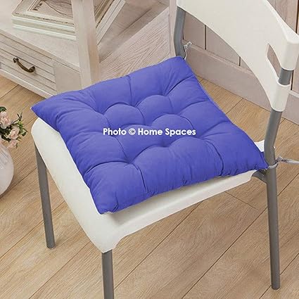Home Spaces 15 X 15 Inches Chair Pad Chair Cushion For Indoor