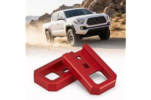 Lilvduybz 2PCS Heavy Duty Front Tow Hooks, Car Tow Hooks Compatible with Toyota Tacoma 2024-2026 4Runner 2025-2026, Aluminum 