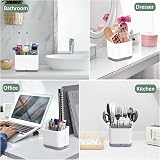 toprance Anti-slip Electric Toothbrush Holder with 4 Compartments view 5