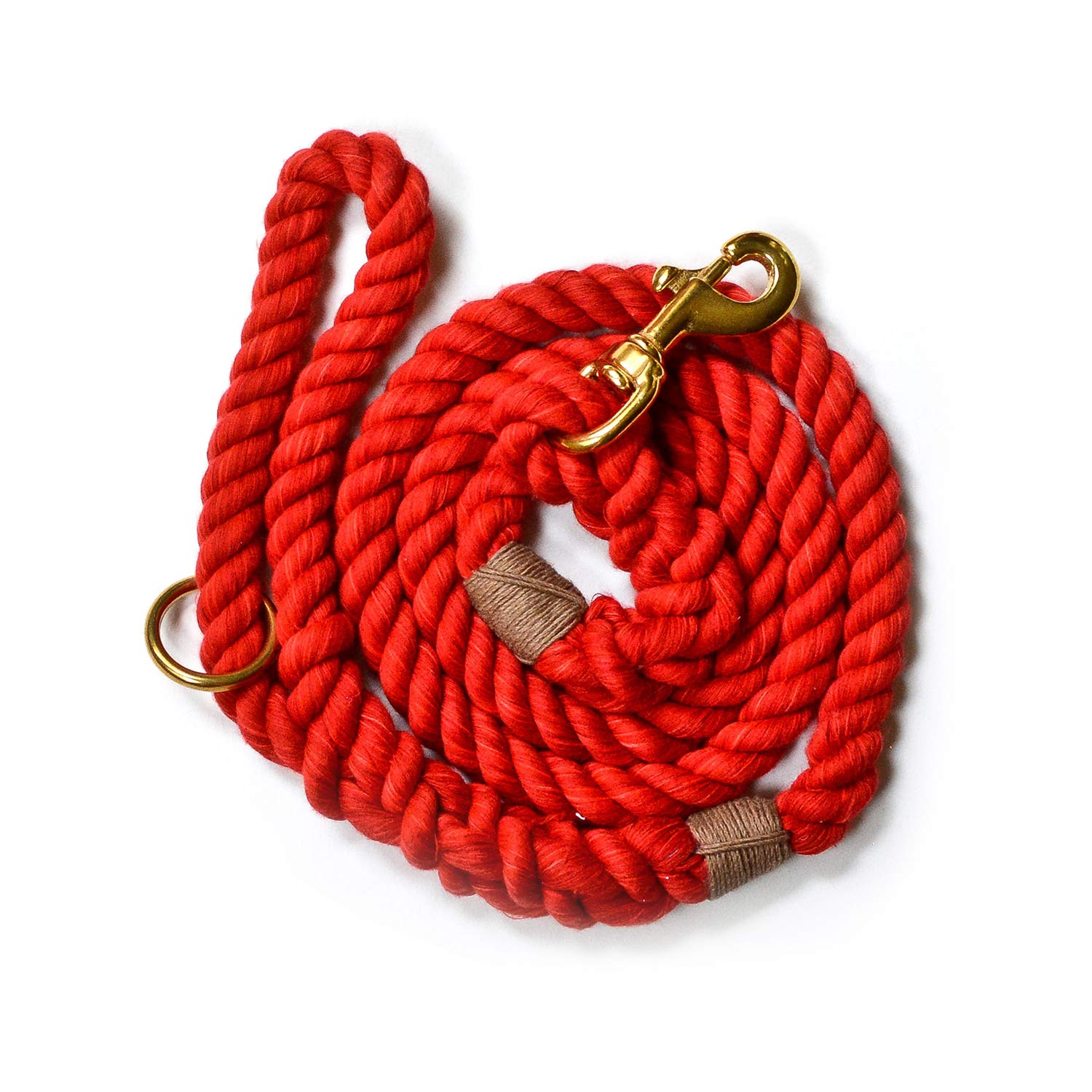 red rope dog lead