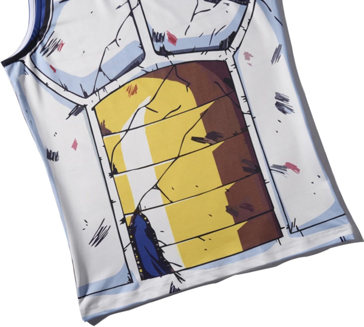 PIZOFF Unisex 3D Cartoon Print Work Out Compression Muscle Tank Top: Clothing