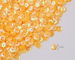 Penta Angel Loose Sequins 4000Pcs 6mm Round