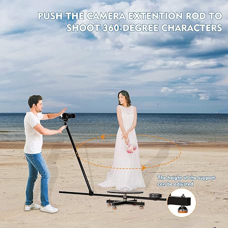 Mua 360 Degree Rotating Camera Slider,360 Photo Booth Professional ...
