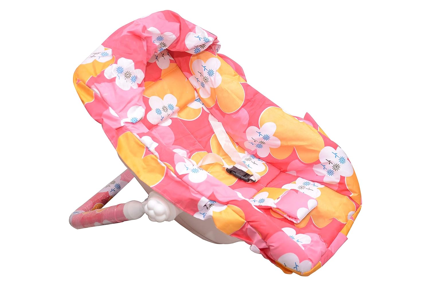Pink Multipurpose 10 in 1 Baby Carry CotBaby Bouncer with Mosquito Net