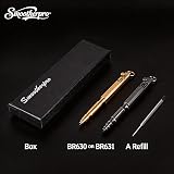 SMOOTHERPRO Solid Brass Bolt Action Pen Bronze BR631 Ballpoint view 4