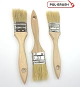POL-BRUSH 36mm Flat Paint Brush Set - Professional Wall Ceiling Fence Decking view 2