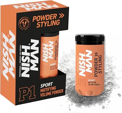 NISHMAN Hair Styling Powder P1 Sport 20g Tropical Scent Matte Finish