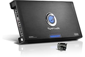 Planet Audio AC1800.5 Anarchy 1800 Watt, 5 Channel, 2/4 Ohm Stable Class A/B, Full Range, Bridgeable, MOSFET Car Amplifier wi