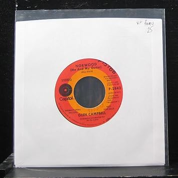 Glen Campbell Glen Campbell Norwood Me And My Guitar Everything A Man Could Ever Need 7 Vinyl 45 Record Amazon Com Music