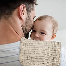 Looxii Muslin Burp Cloths 100% Cotton Muslin Cloths