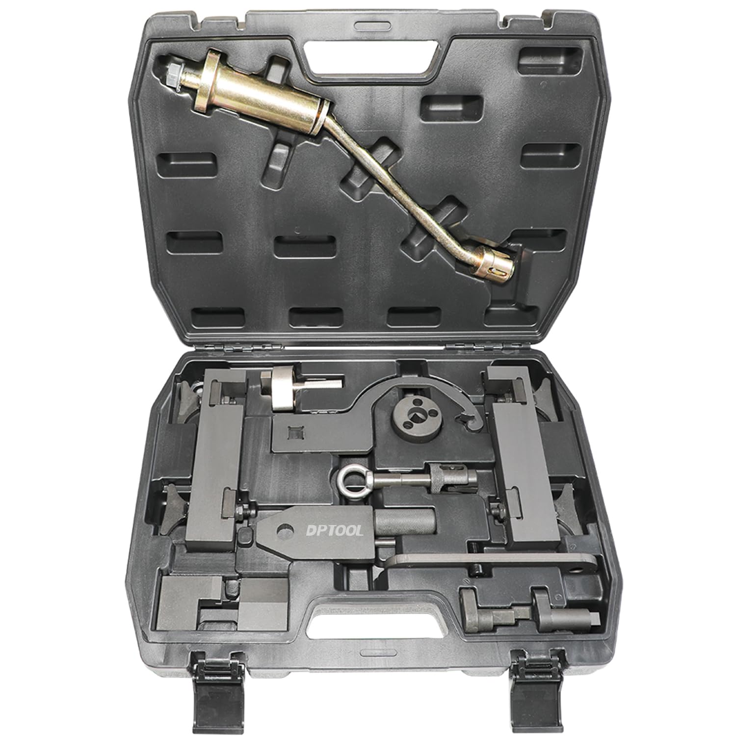 Photo 1 of Timing Kit Camshaft Alignment Locking Tool with Fuel Injector Puller Compatible with Land Rover Jaguar Discovry 4 Rang Rover Sport V8 5.0L V6 3.0L Engine 303-1303 303-1145 303-1148 303-1482 310-197