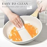 GiPP Nonstick Skillet Frying Pan 24cm White Granite PFOA Free Induction view 5