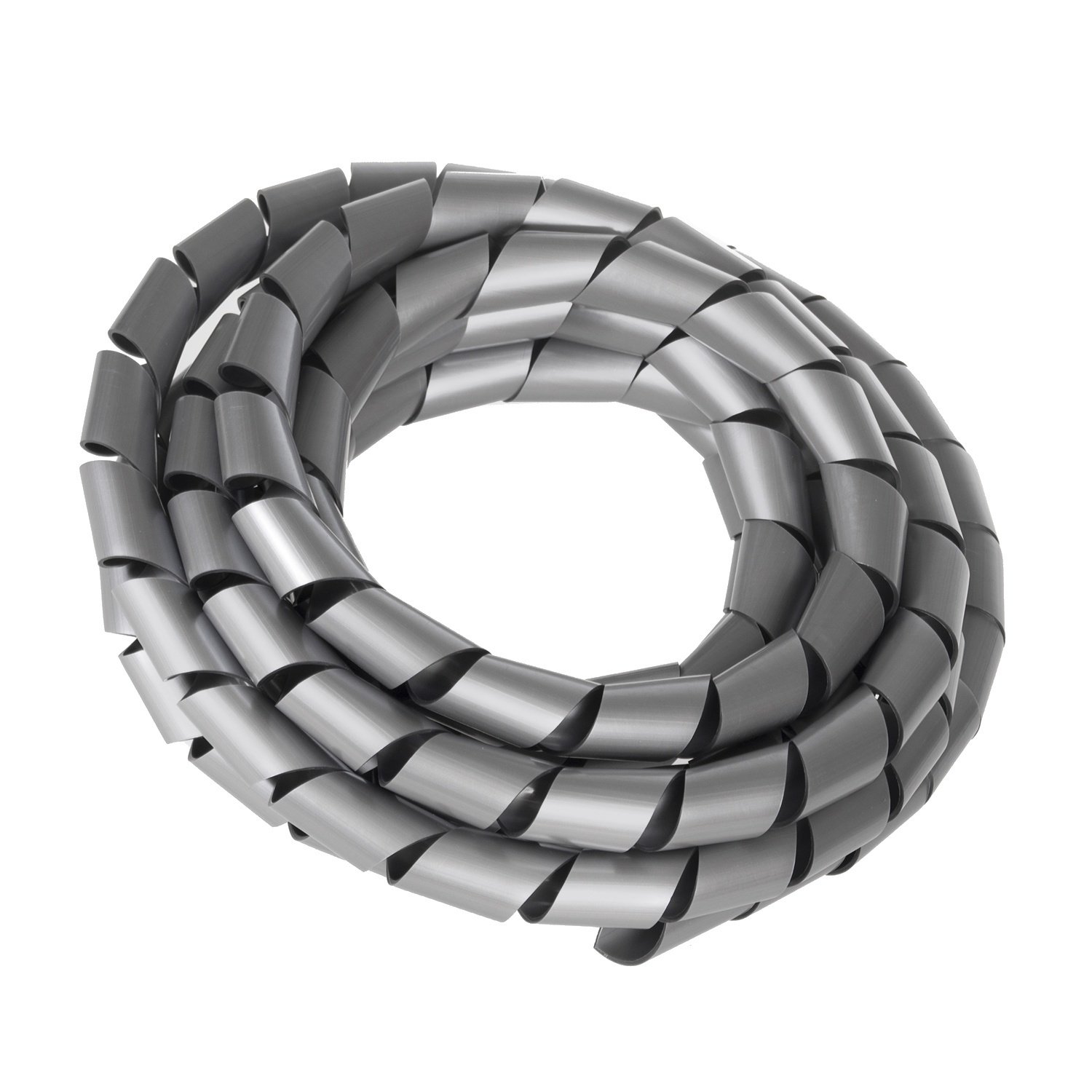 Maclean MCTV-687S Mask Covering The Cables Quality Cable Wire Organiser Cover Spiral Cable Manager 3m (20.4 * 22mm)