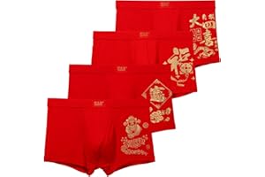 youlehe Men's Underwear Soft Bamboo Rayon Boxer Briefs Stretch Trunks Pack