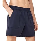 Separatec Mens Athletic Shorts Quick Dry with Fixed Zipper Pockets - Stretch Workout Running Gym Shorts Men