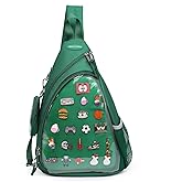 CHERRY SAUCE Oxford Ita Bag Kawaii Pin Display Chest Pack Single Shoulder Bag Sport Backpack Hiking Daypack